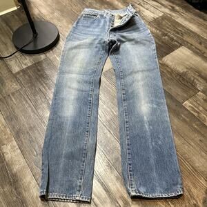 Vintage Levi’s 501 Shrink to Fit 30x36 USA Jeans Button Fly 26501-0119 90s Denim